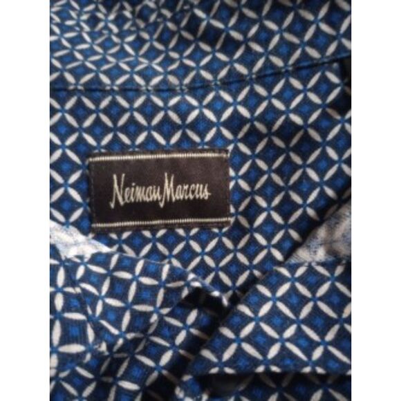 Neiman Marcus Men's Size XLarge Silk Blend Button Up Top - Picture 5 of 7